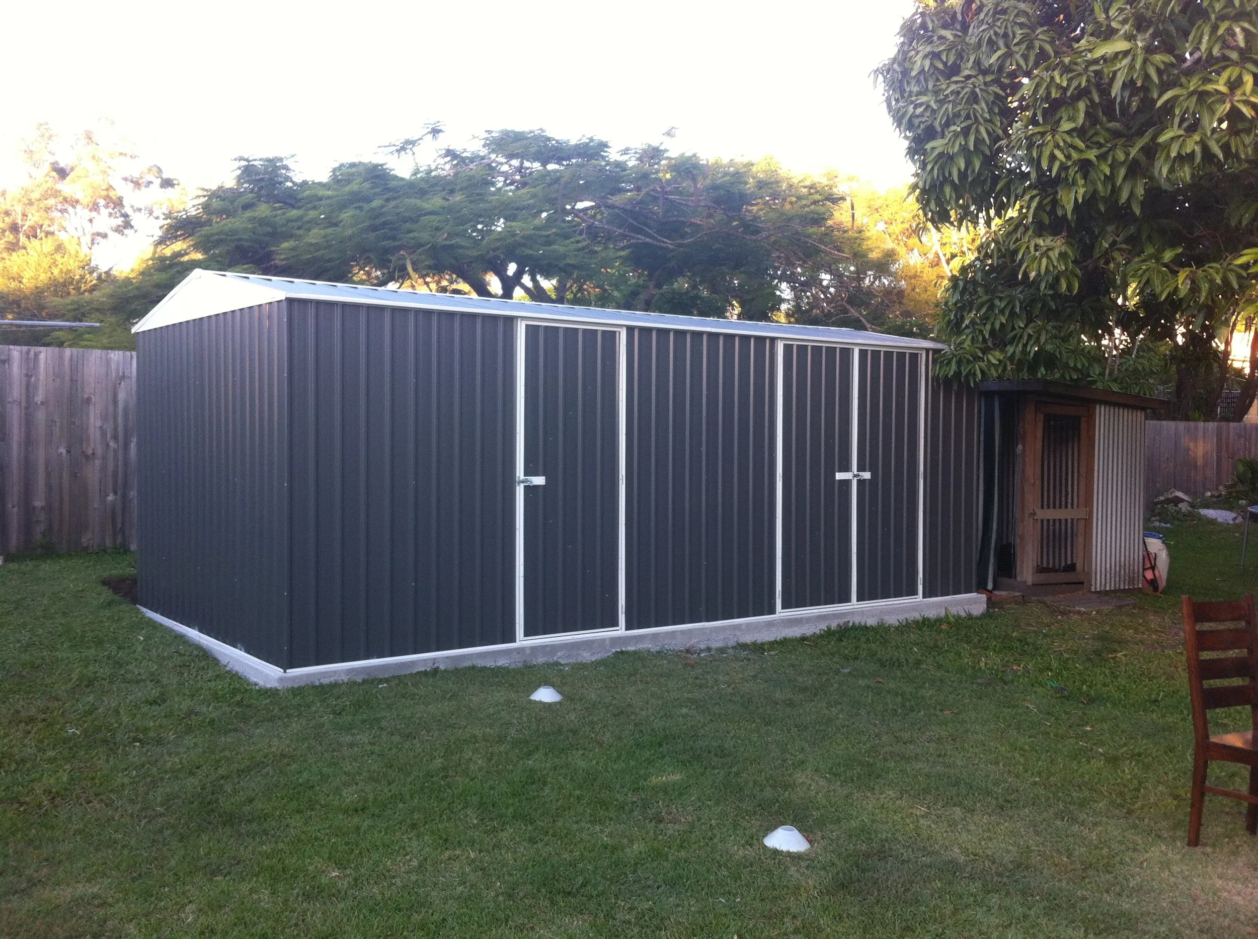Garden Shed concrete base Brisbane