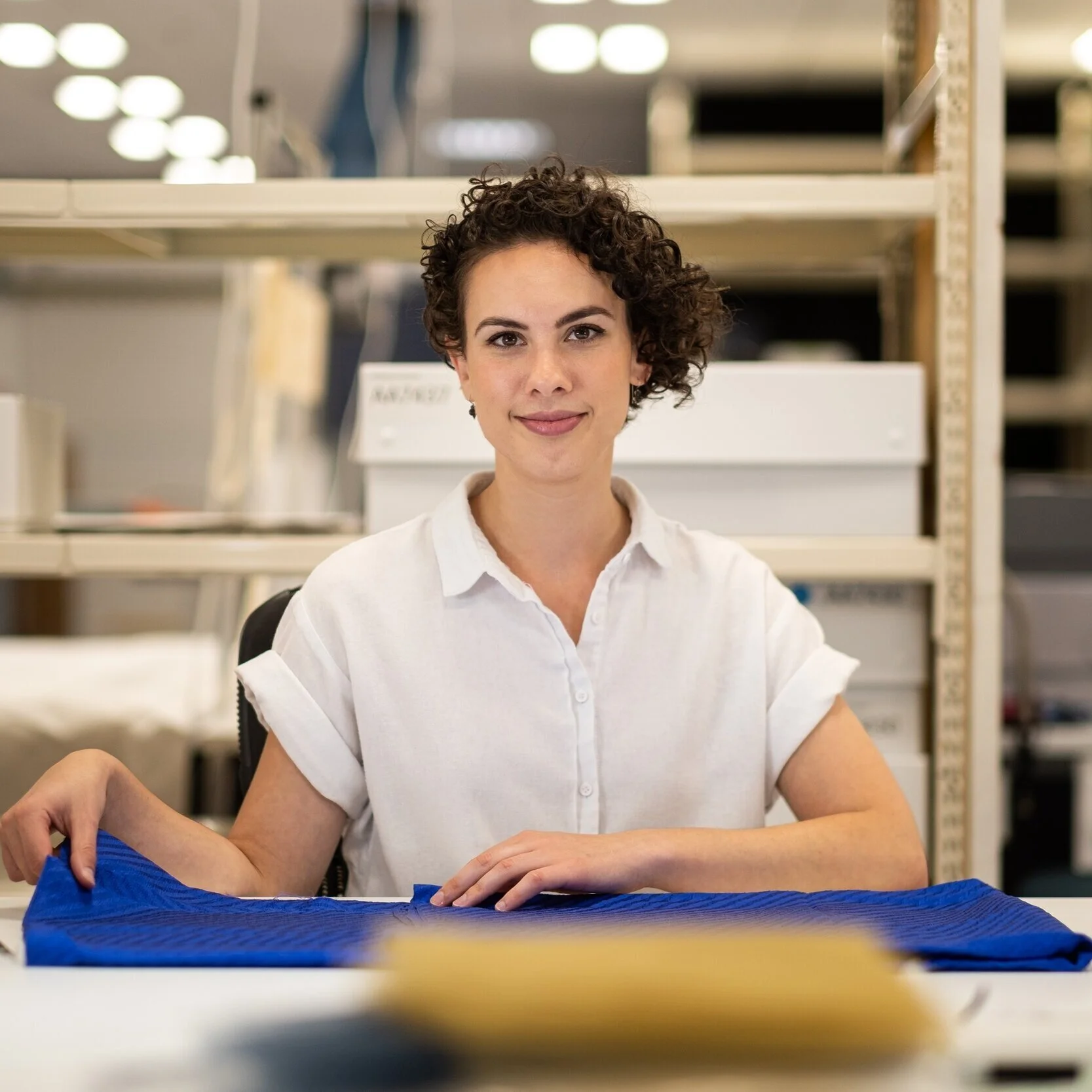 Kate Blair, textile conservator in New Zealand
