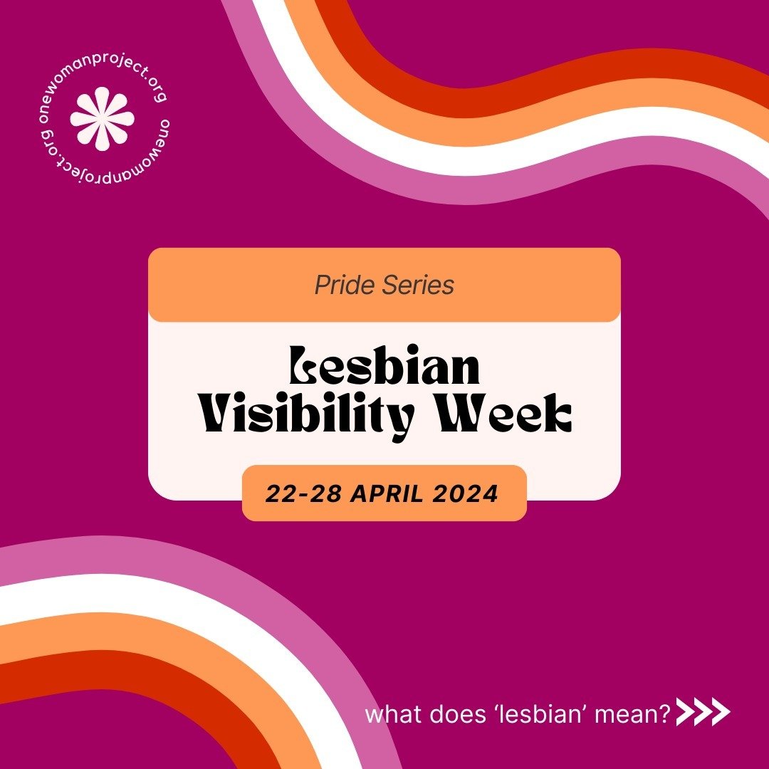 This week it&rsquo;s Lesbian Visibility Week! Lesbian Visibility Week was first celebrated in 1990, and was conceived out of lesbians' frustrations with the higher visibility of LGBT men than LBGT women. 
Stay tuned for some excellent blog posts and 