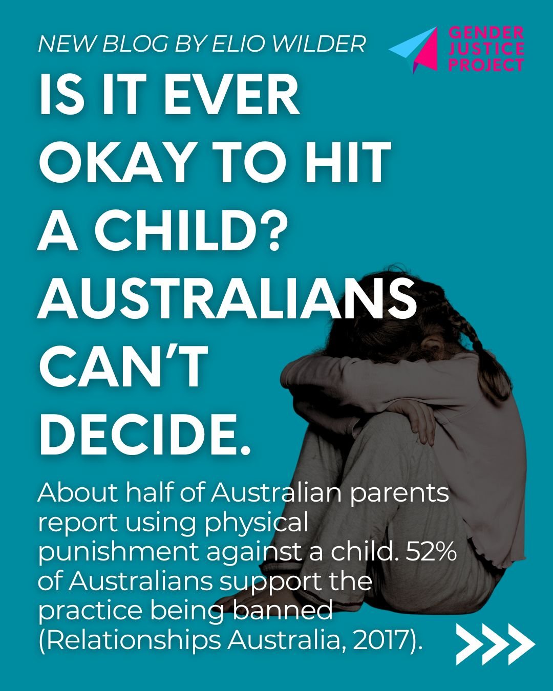 🔔NEW BLOG 🔔
Read more about why physical punishment towards children should be banned via the link in our bio. 

Every child should be protected from violence.

#genderjusticeproject
#childsafety
#intersectionalfeminism #feminism #endviolenceagains