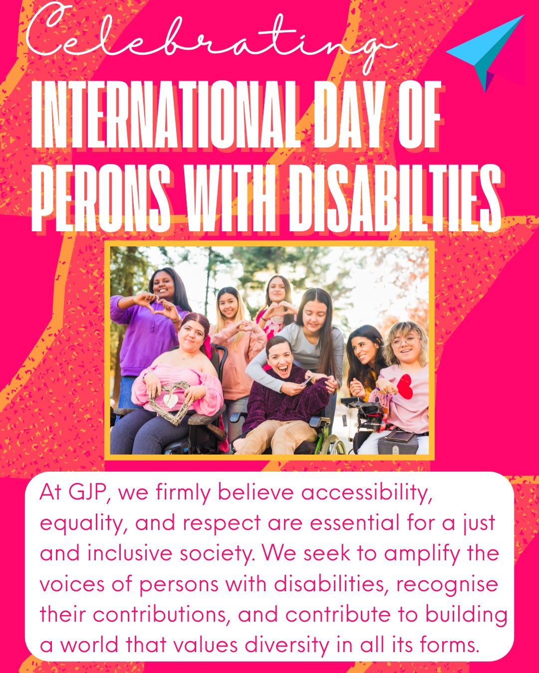 Disability rights are integral to feminism!

#genderjustice
#genderjusticeproject
#feminism
#intersectionalfeminism #onewomanproject #GJP #disabilityrights #disabilityjustice #IDPwD2025