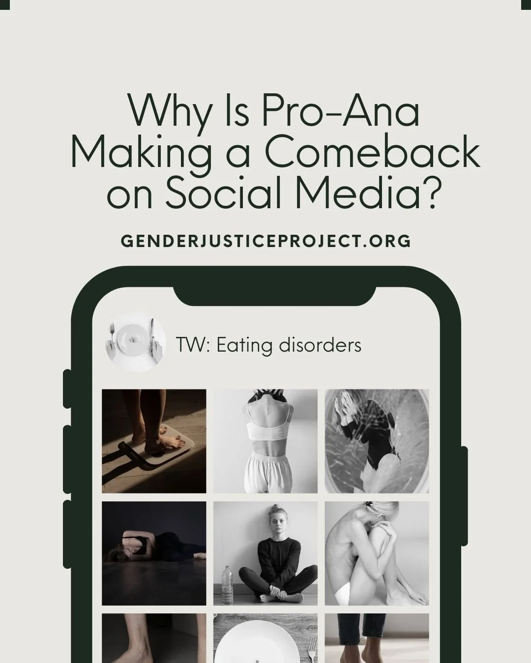Pro-ana content is making a comeback on social media, driven by the rise of conservative beauty trends. Let's talk about how exposure to harmful content can impact mental health and body image, and what can be done about it.

TW: Mention of eating di