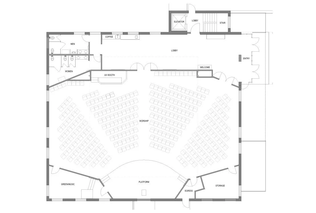 Worship Area / Upper Level