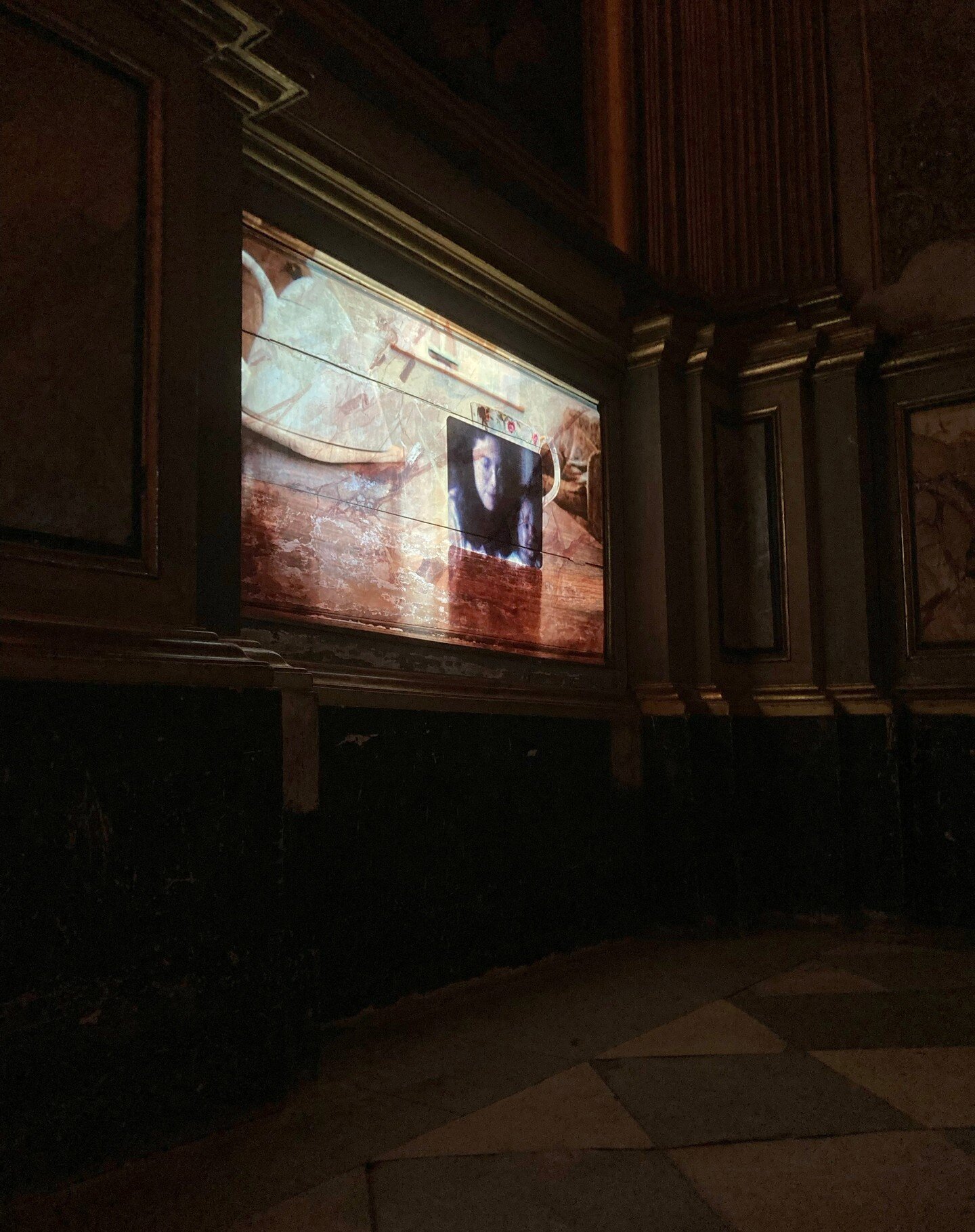 This past week my video piece '1976: Search for Life' screened in two different contexts at @traversevideo in Toulouse: once in a screening in an auditorium and the other occasion as an installation in a chapel. This exhibition is actually open until