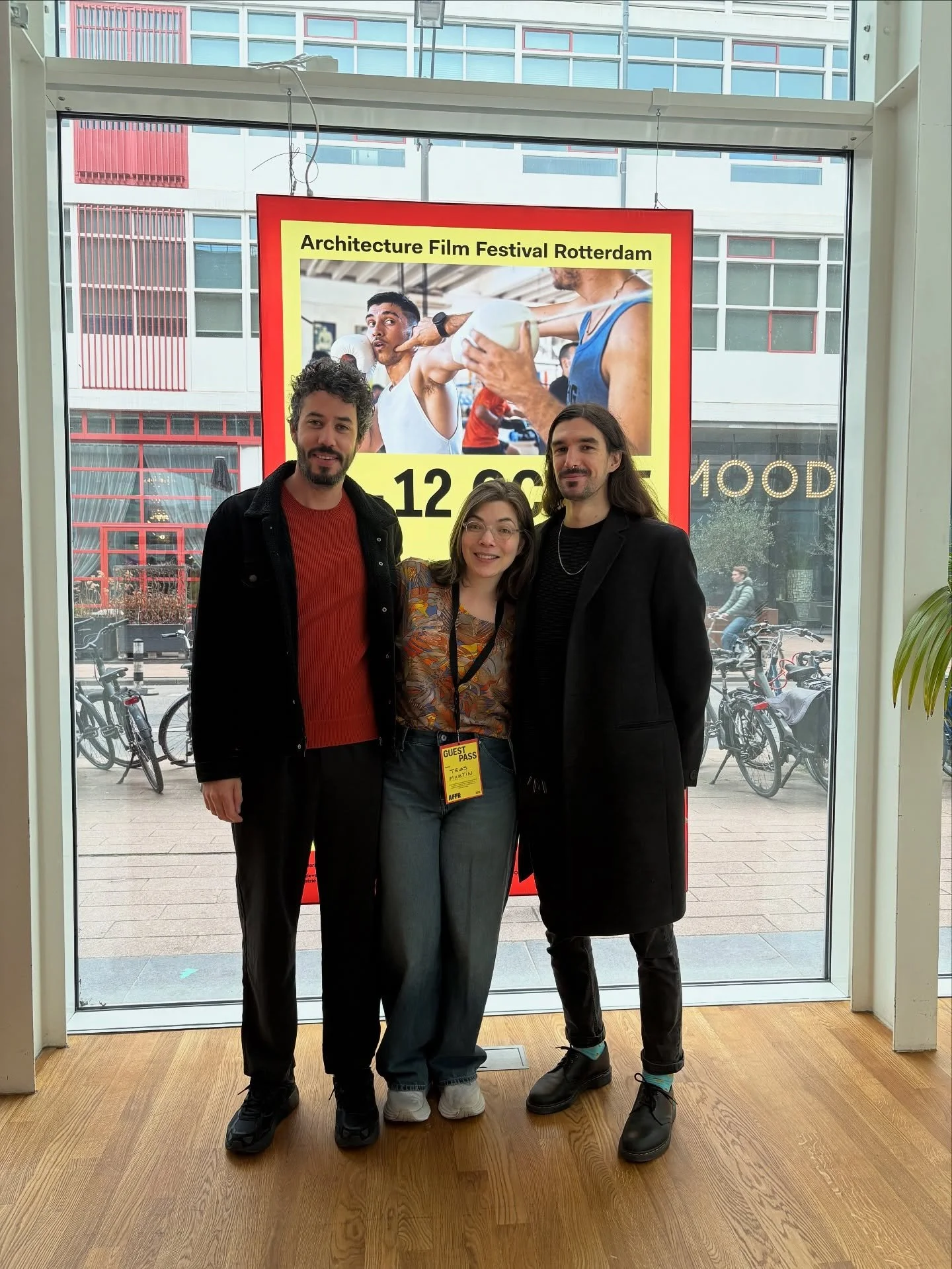 Partial team photo! @benruvanasselt and @matija.pe were able to join me for the Rotterdam premiere of &lsquo;How Now, House?&rsquo; at @affrfilmfestival. Ruben was responsible for the beautiful music and sound design and Matija for the cinematography