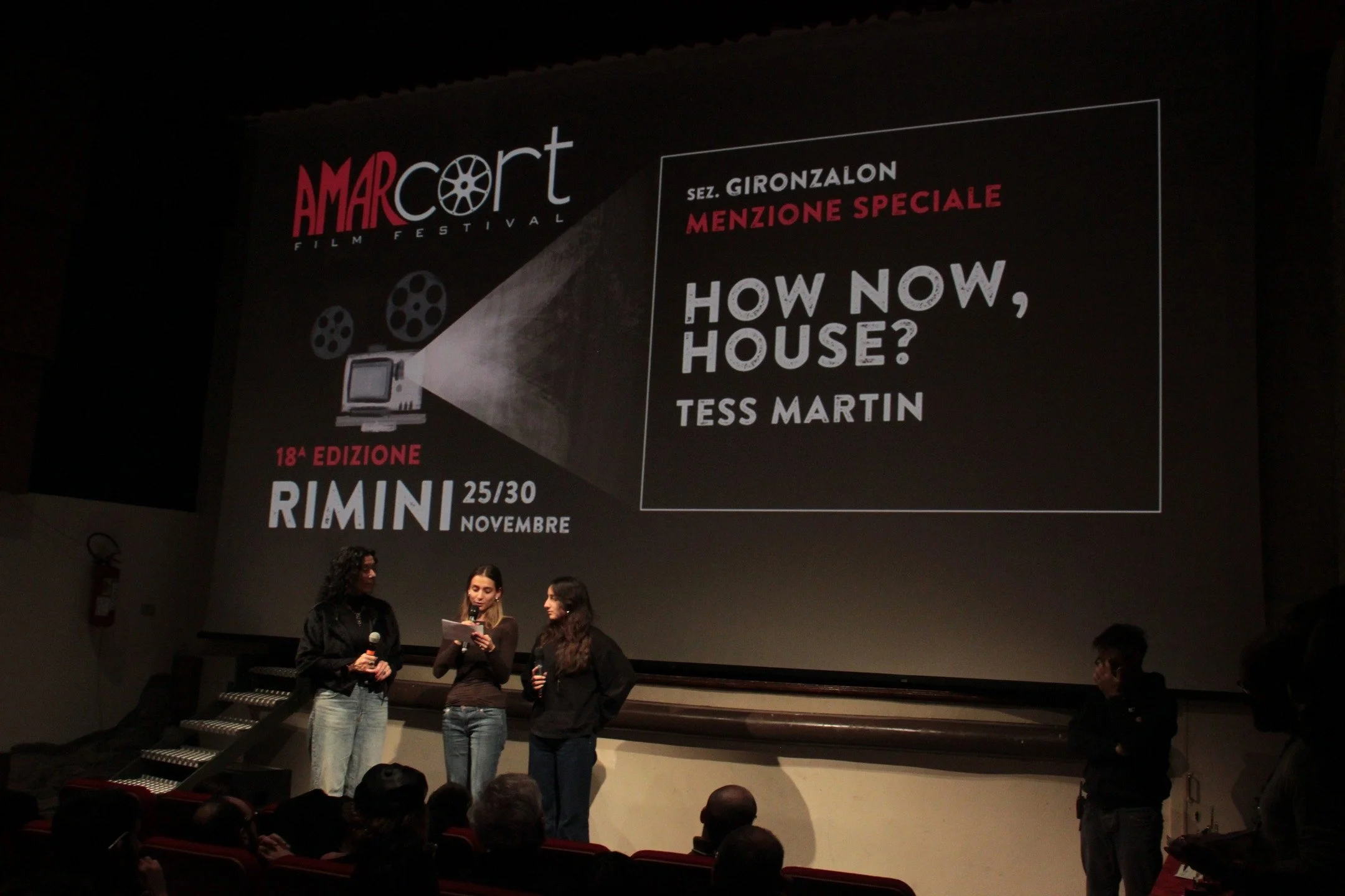 I was happy to receive news recently that 'How Now, House?' received a special mention in the experimental short category at @amarcort.filmfestival in Rimini. I was in the fugue of a cold and had to send a thank you message through my cat.

&quot;Spe