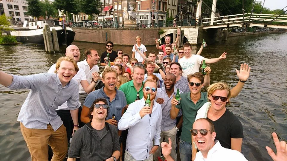 StartDock Members on a Monthly Canal Boat Trip