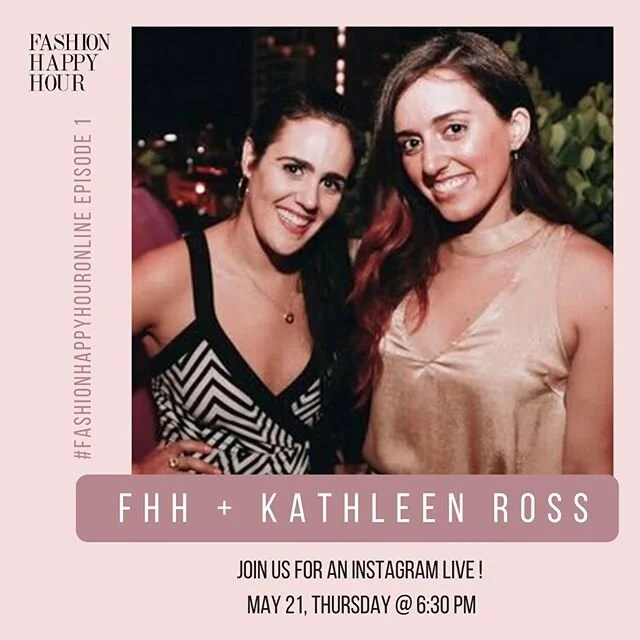 Join us for an instagram live tomorrow {May 21, Thursday at 6:30 PM } .
The #fashionhappyhouronline series is launching this Friday and we will be getting ready , in style ✨
.
If you have any questions for us on the new series, comment below or send 