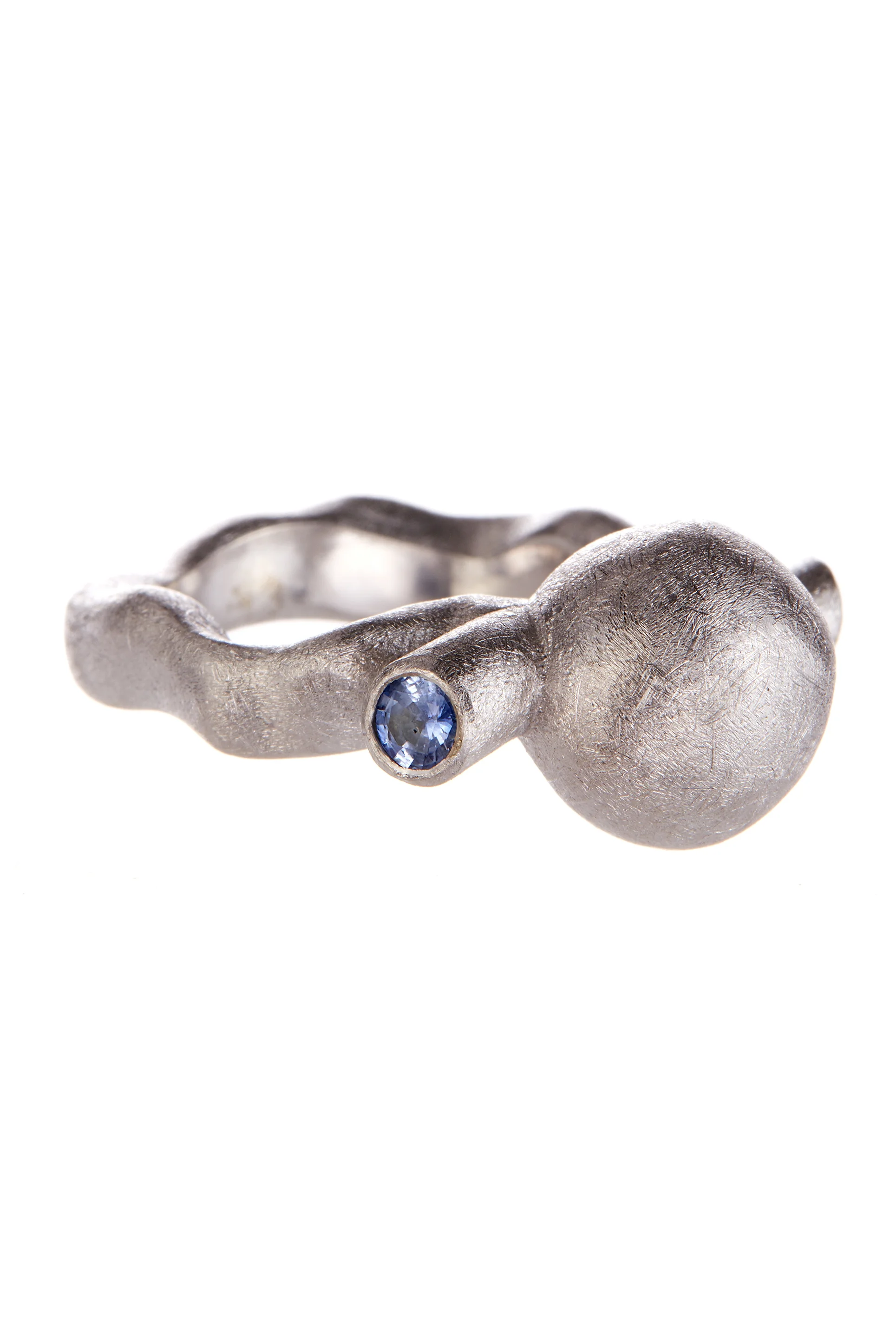 lg ball ring silver blue sapphires side view.jpg