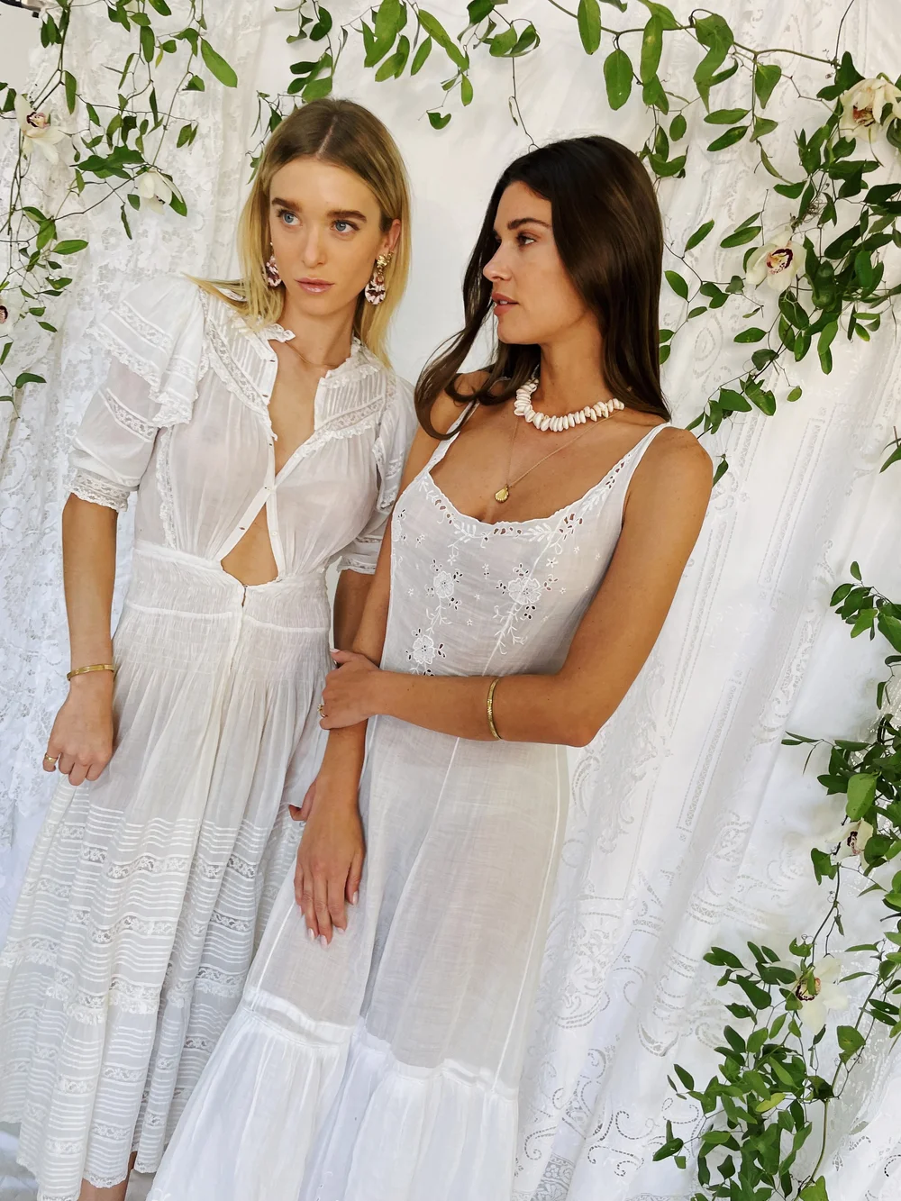 Edwardian Lace Cotton Dress  Madly Vintage