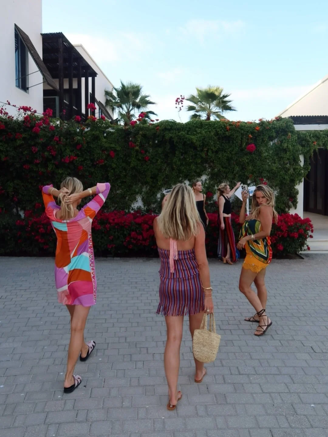 Turned 40 in Mexico with my girls and had THE time of my life. 💃🏼 Brought an extra suitcase of Madly, let them go wild (slide 2), and conned them into being my muses. Love these moments so so much. 🫶

Missoni, Pucci, solstice sarongs, reworked set