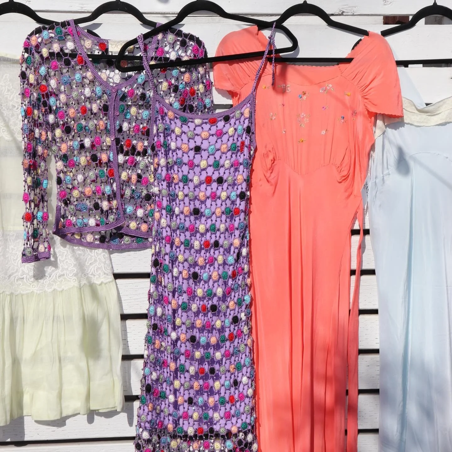 Pretty summer dresses for @pickwickvintage this Sat 6/13 🌺 10-4pm @rowdtla #pickwickpreview