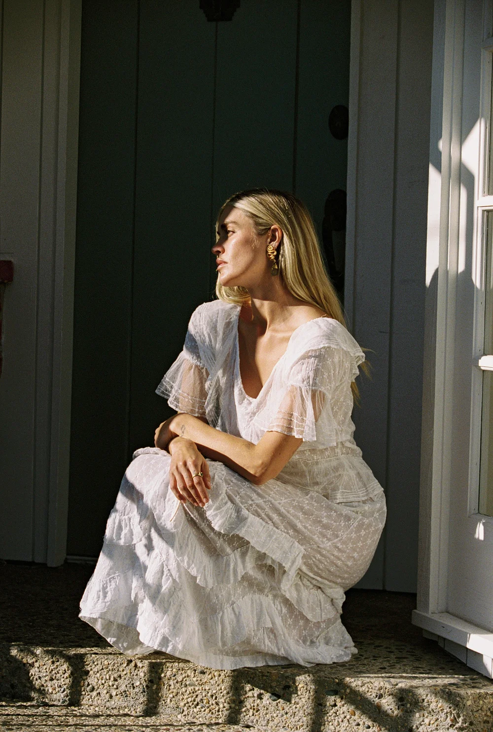 Edwardian French Cotton and Lace Dress — Madly Vintage