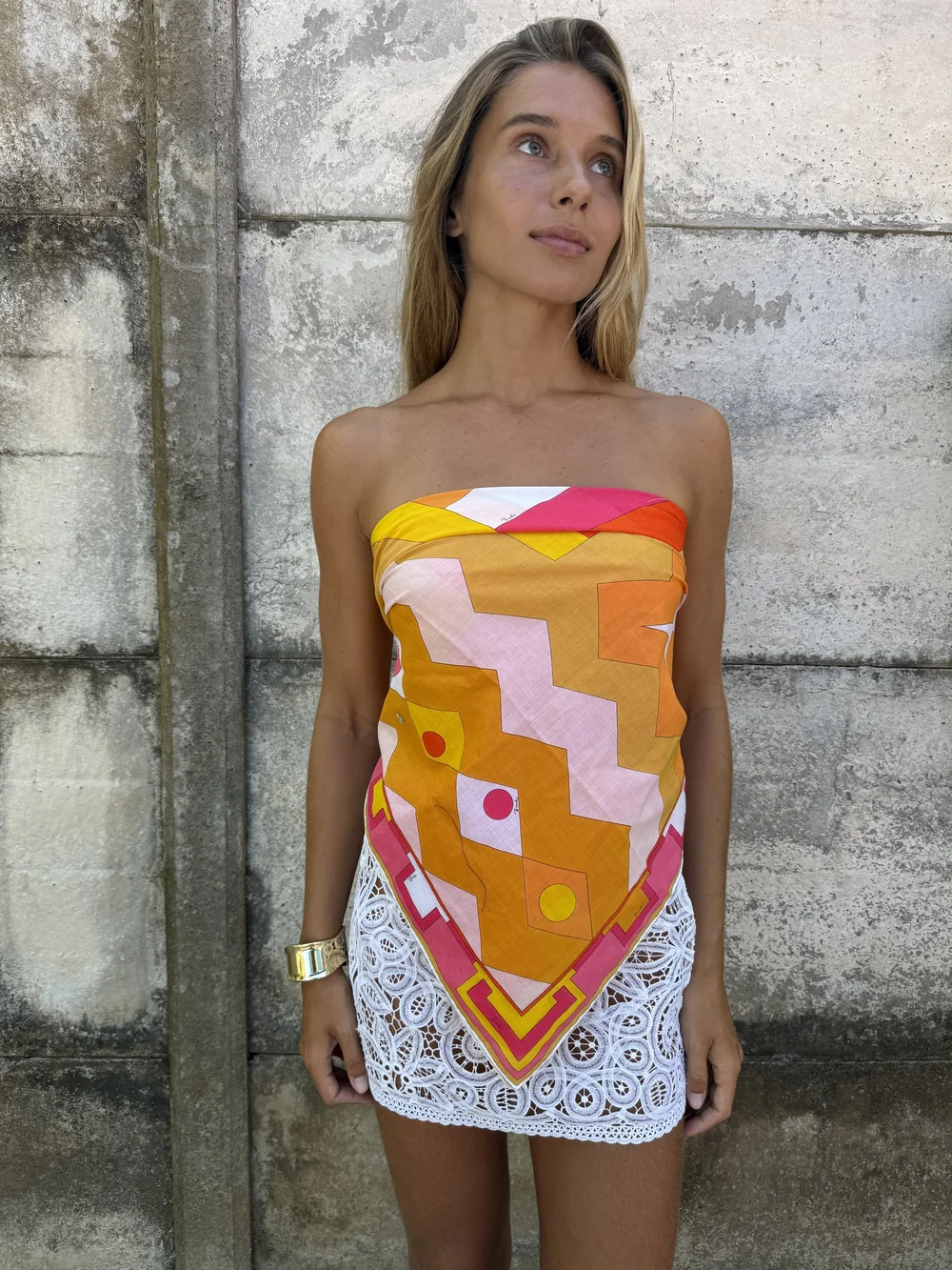 EMILIO PUCCI カフタン　トップス Emilio Pucci 1970s Scarf Top — Madly Vintage