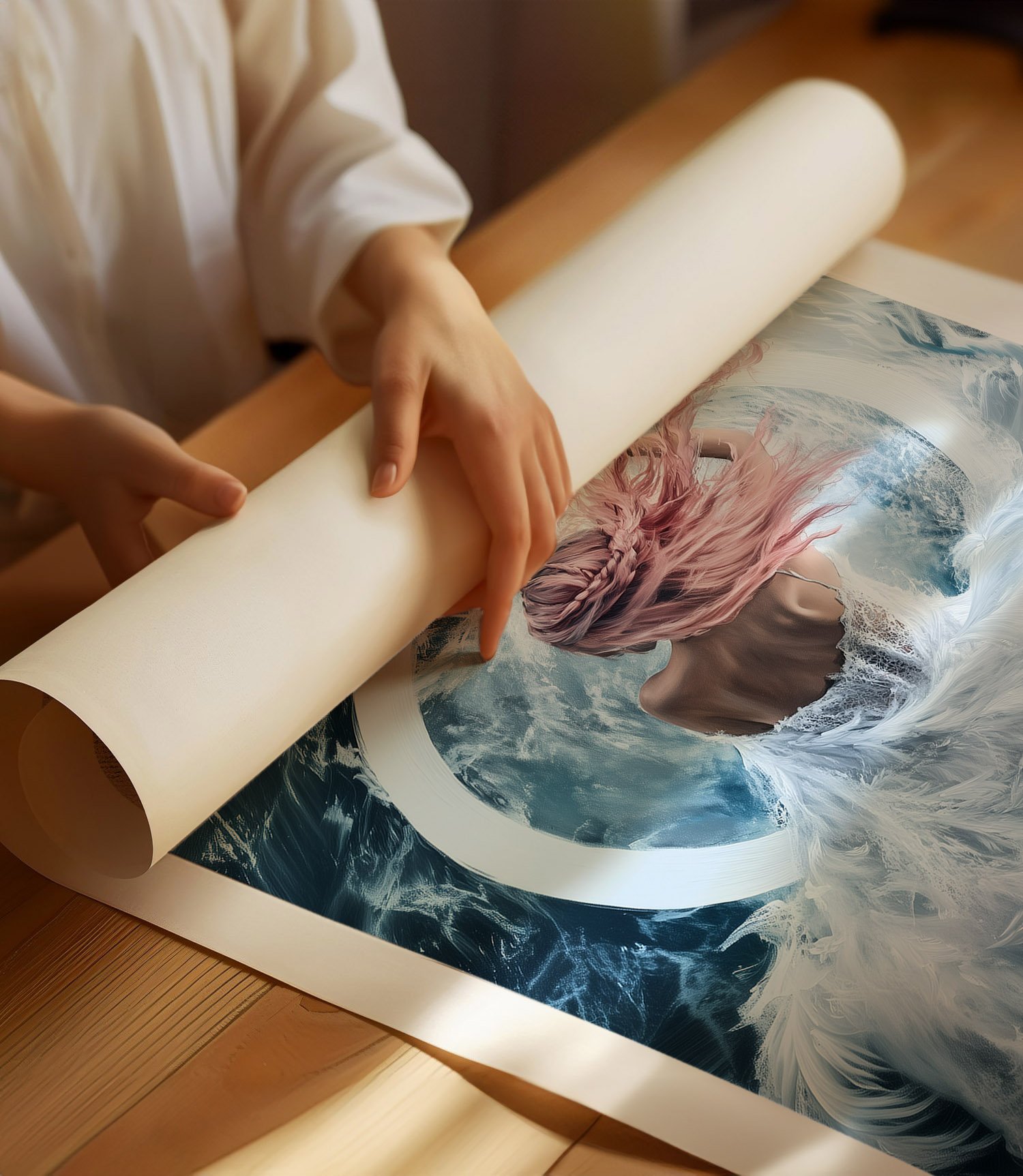 Fine art print by Wendelin - Swan Princess preview.jpg