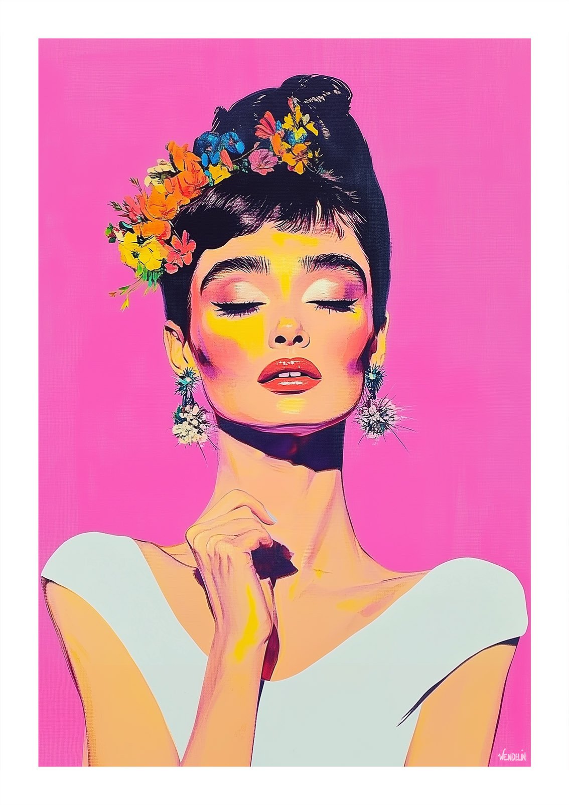web - Audrey Hepburn Art by Caroline Wendelin.jpg