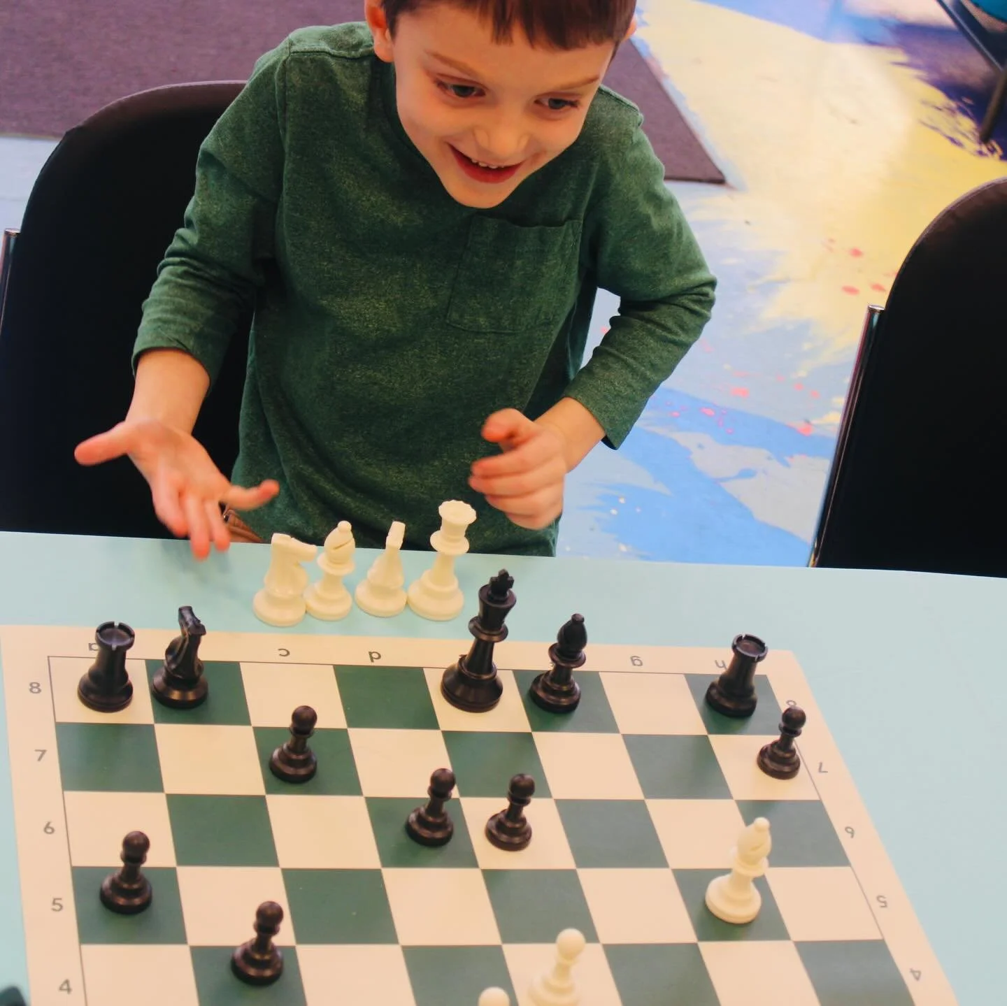 Our first monthly Discovery Chess League Tournament brought together over 40 students, including 3 pilot schools, with more than 10 schools represented across the Richmond area.

Students competed in four structured rounds in a skills-based format de