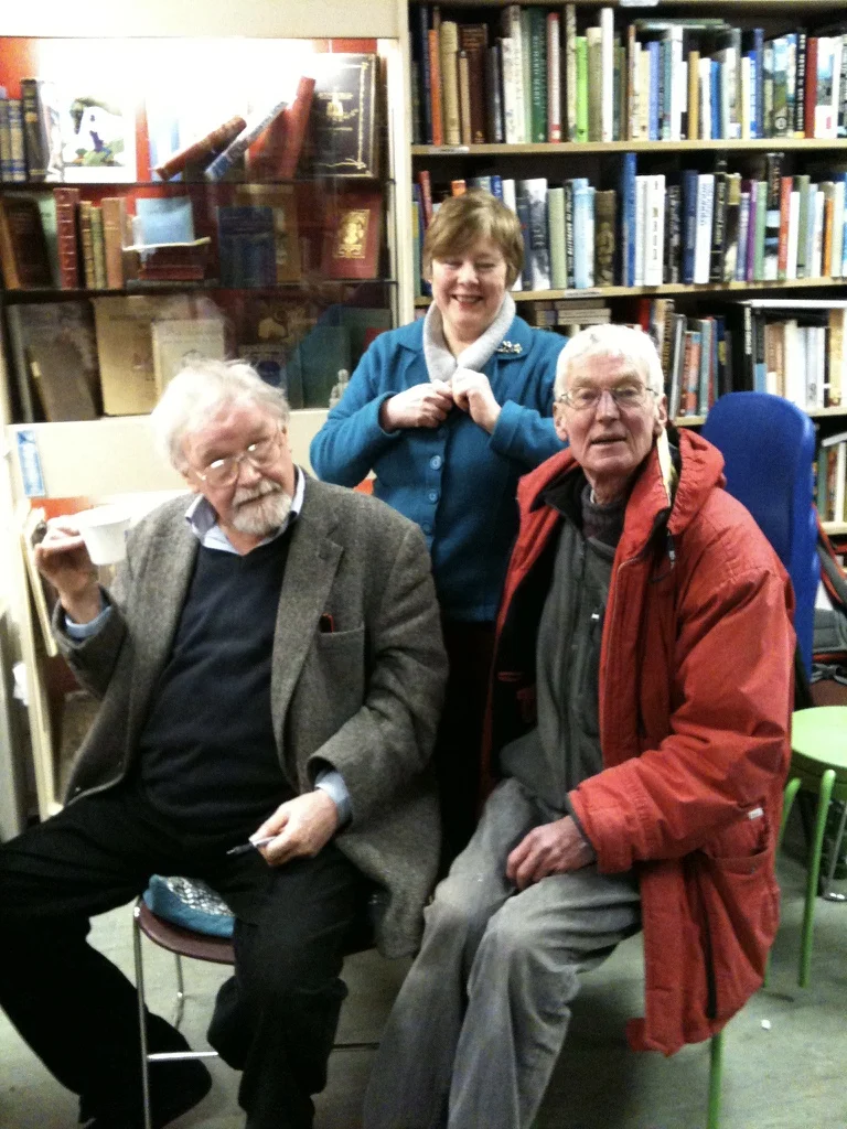 Alasdair Gray instore with Rich and Jennie