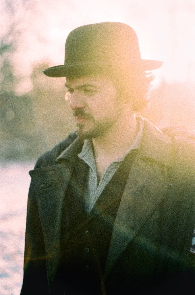Luke Allen-Gale on the set of "Transylvania"