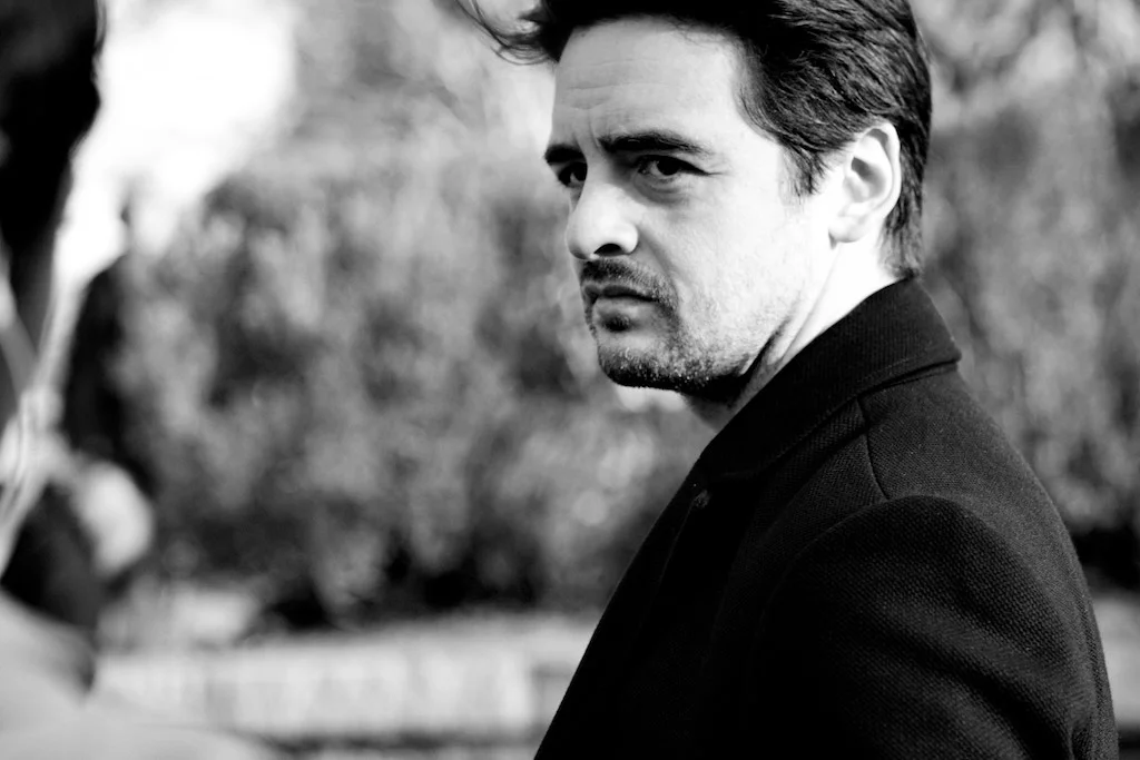 Vincent Piazza on the set of "The Passage"
