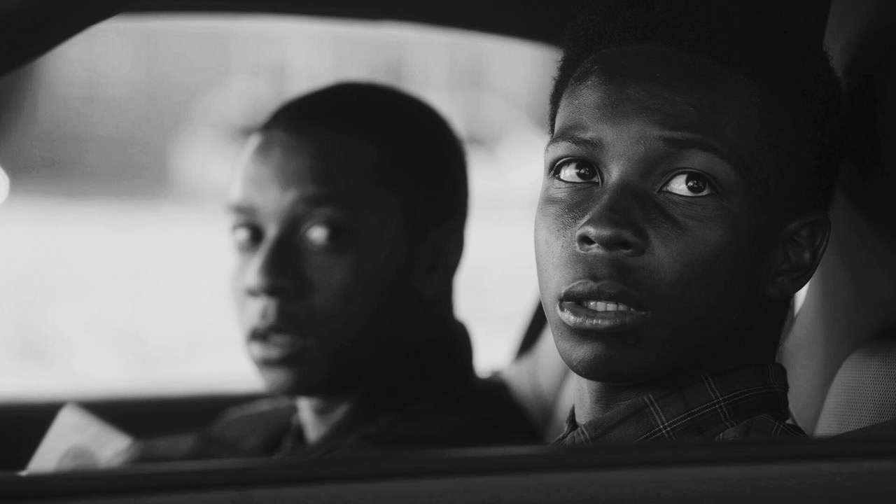 Dante Brown and DeRon Horton on the set of "Lethal Weapon"
