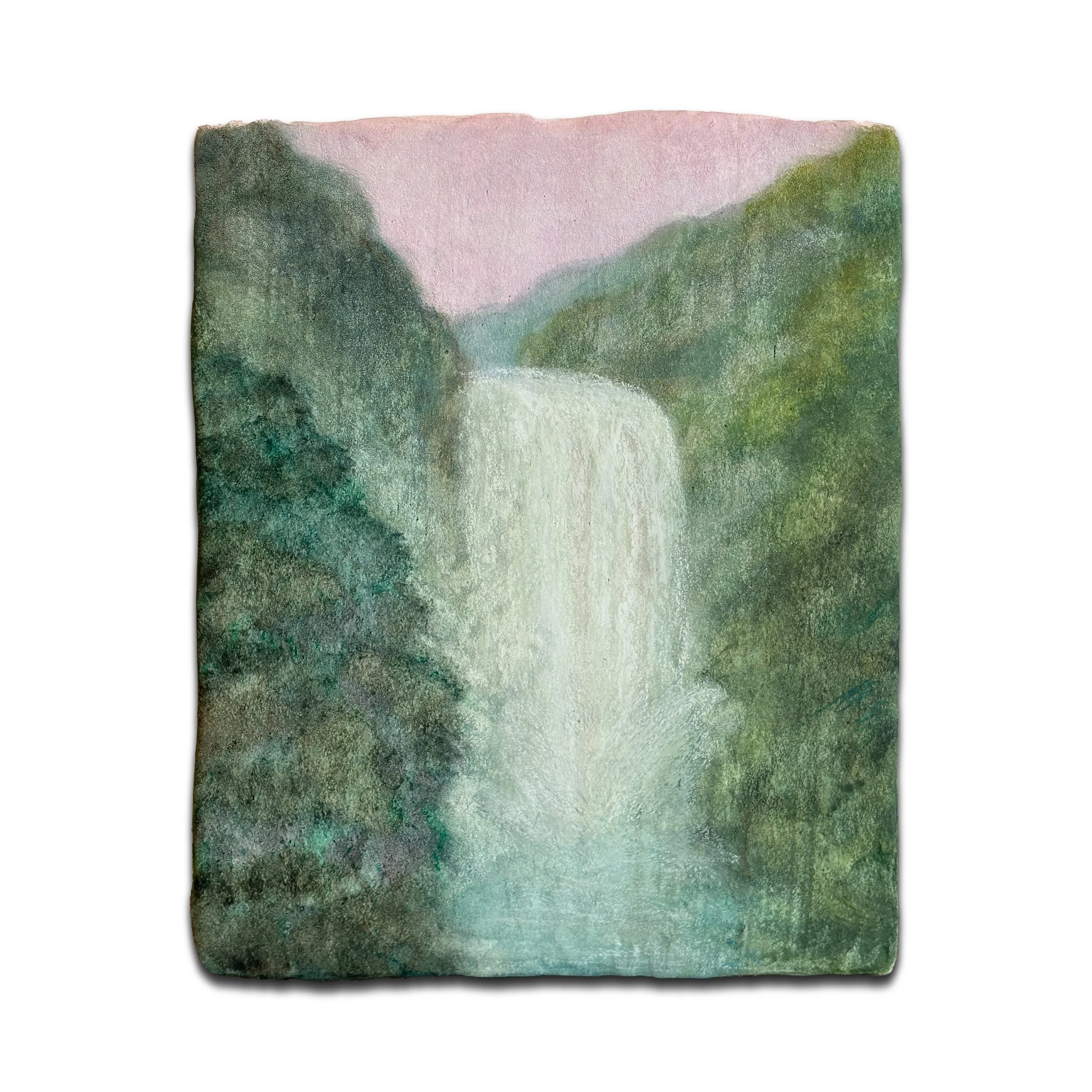'Untitled,' 2026, Watercolor, gouache, pastel, and acrylic on wood panel, 10 x 8 in.jpg