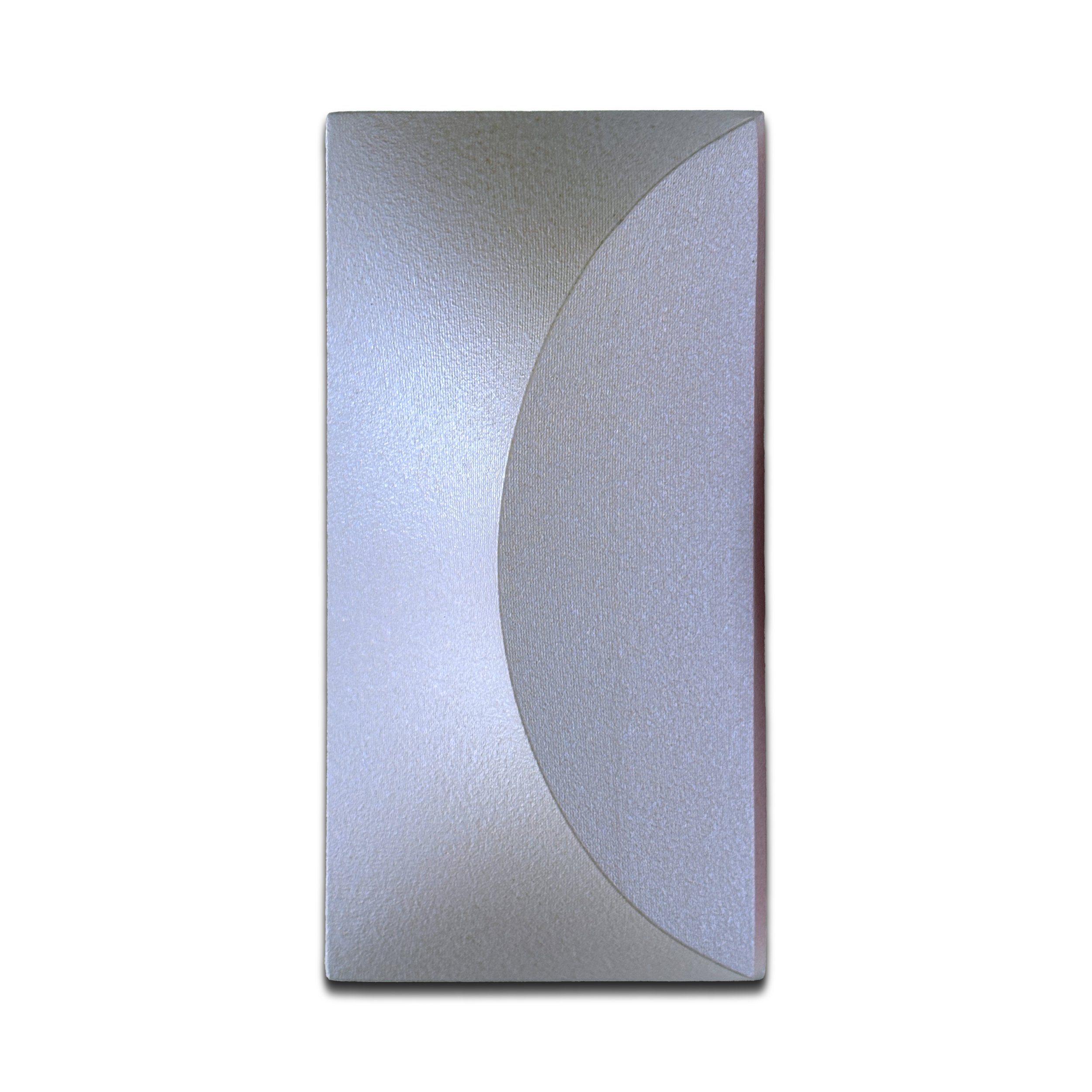 'Lavender Frosted Slide,' 2026, Canvas, Latex, Wood, 8 x 4".jpg