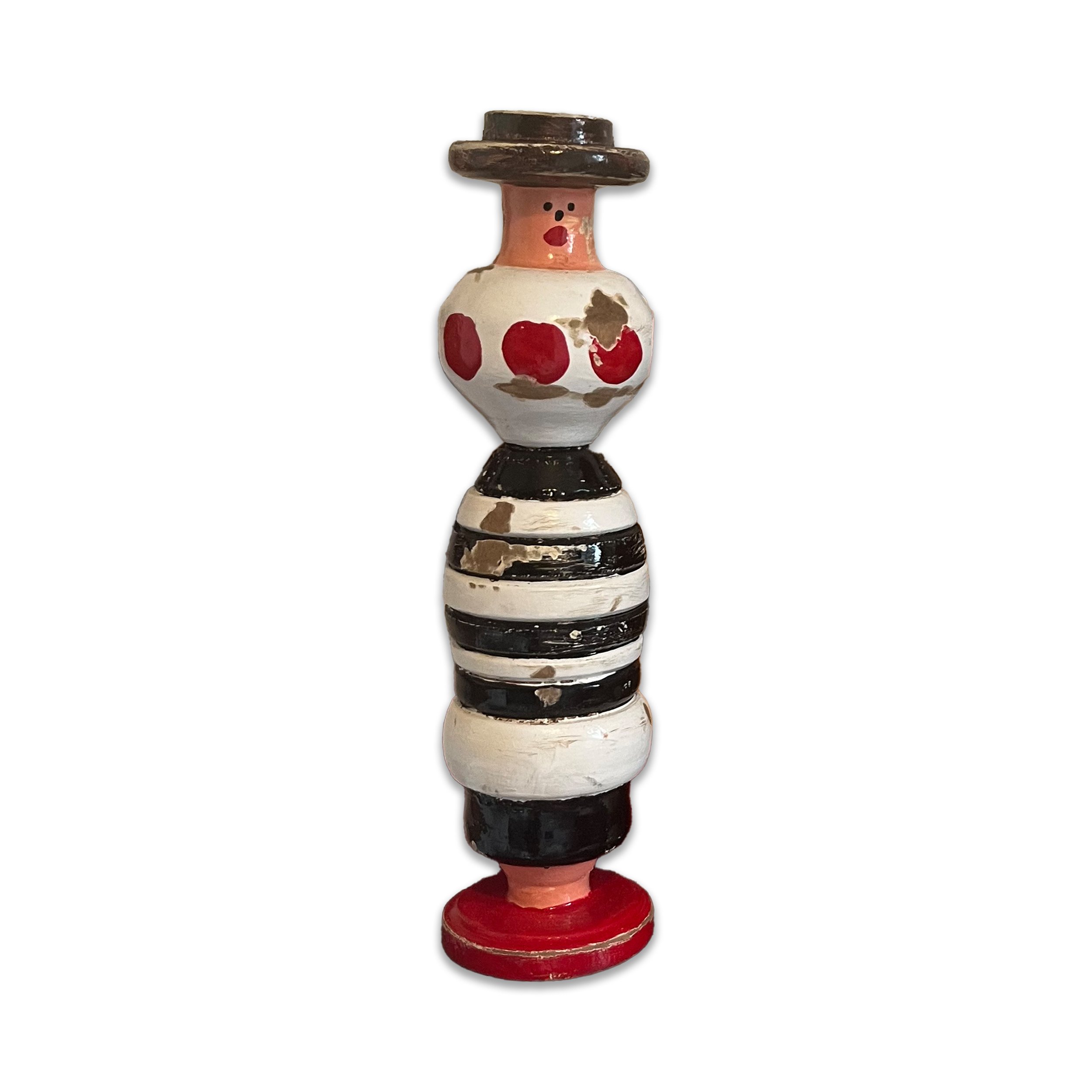 'Pencil Pot 1' 2026, Enamel on wood, 20h cm.jpg (Copy)