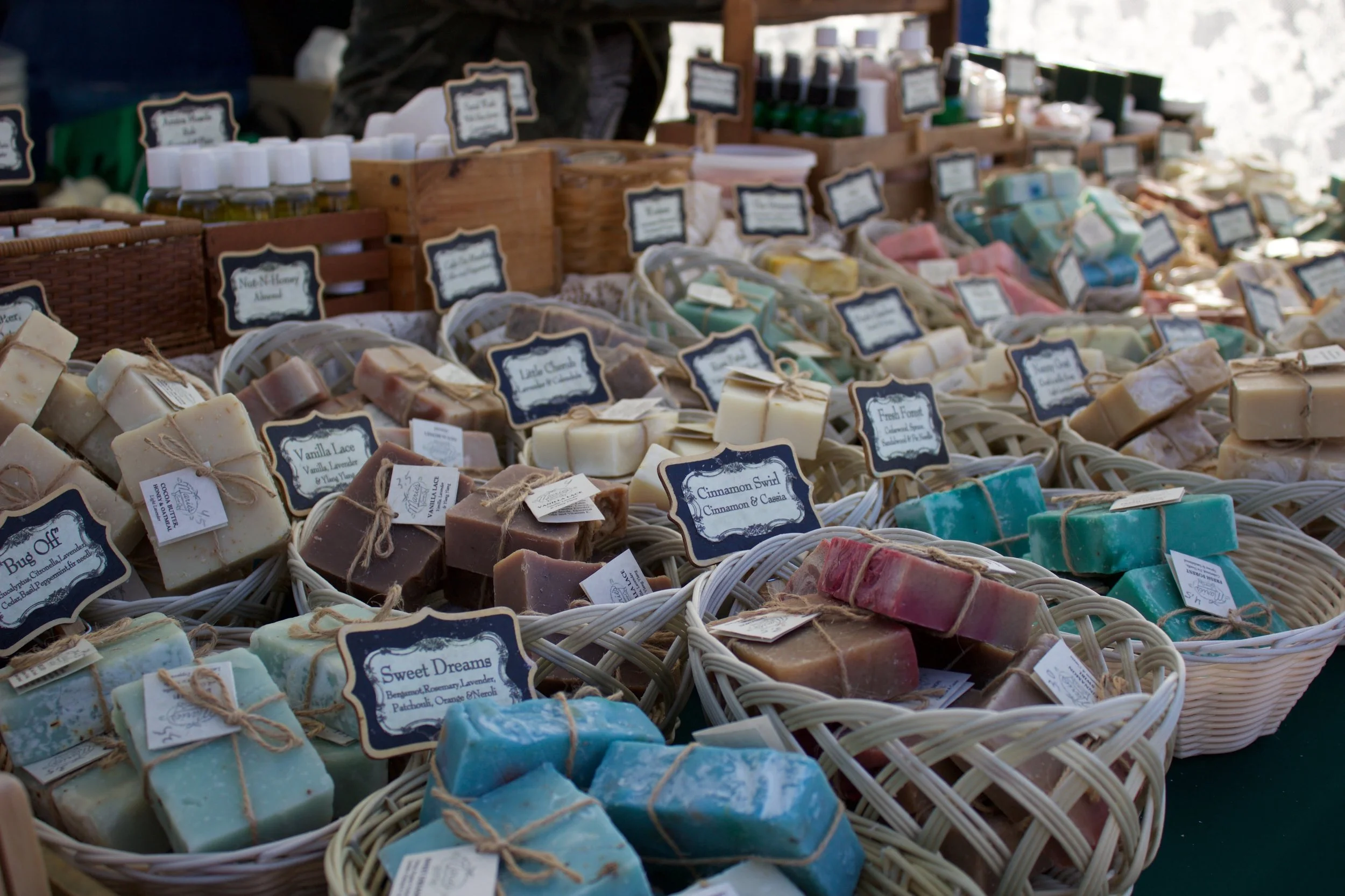 Enjoy Marie's Soap Company small batch, all-natural, hand-crafted soaps and personal care products. They reflect our commitment to create a healthy alternative to body care. They use the finest oil blends and dried herbs to give each batch its own originality.