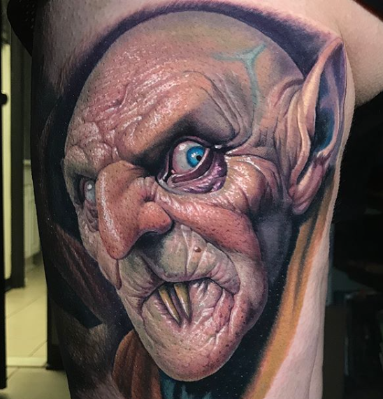 Tattoos by Evan Olin - Evan Olin Tattoo - Powerline Tattoo - Rhode Island Tattoo Shop - Evan Olin Tattoo - Realism Tattoo - Horror Tattoo - Portrait Tattoo