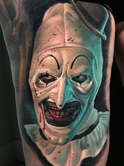Tattoos by Evan Olin - Evan Olin Tattoo - Powerline Tattoo - Rhode Island Tattoo Shop - Evan Olin Tattoo - Realism Tattoo - Horror Tattoo - Portrait Tattoo