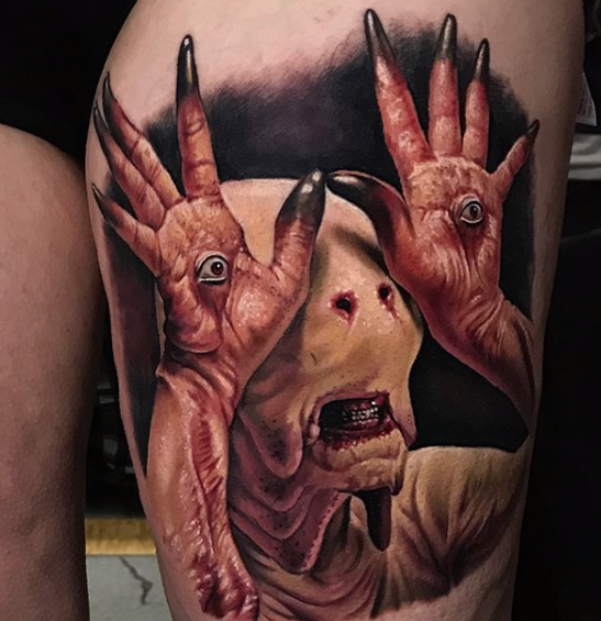 Tattoos by Evan Olin - Evan Olin Tattoo - Powerline Tattoo - Rhode Island Tattoo Shop - Evan Olin Tattoo - Realism Tattoo - Horror Tattoo - Portrait Tattoo