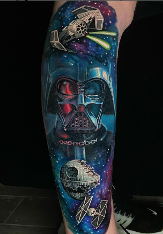 Portrait Tattoo by Evan Olin - Evan Olin Tattoo - Powerline Tattoo - Rhode Island