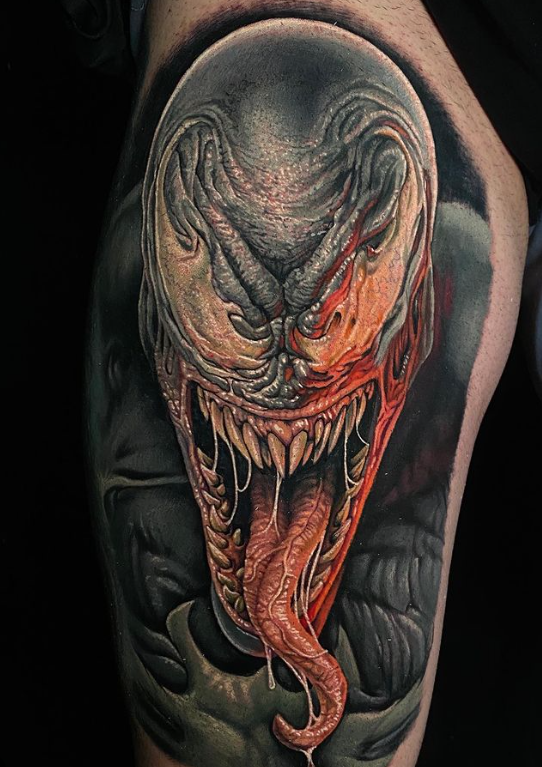 Tattoos by Evan Olin - Evan Olin Tattoo - Powerline Tattoo - Rhode Island Tattoo Shop - Evan Olin Tattoo - Realism Tattoo - Horror Tattoo - Portrait Tattoo