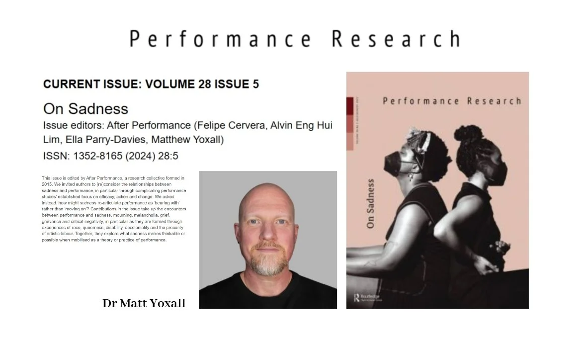 Dr Matt Yoxall and Performance Research