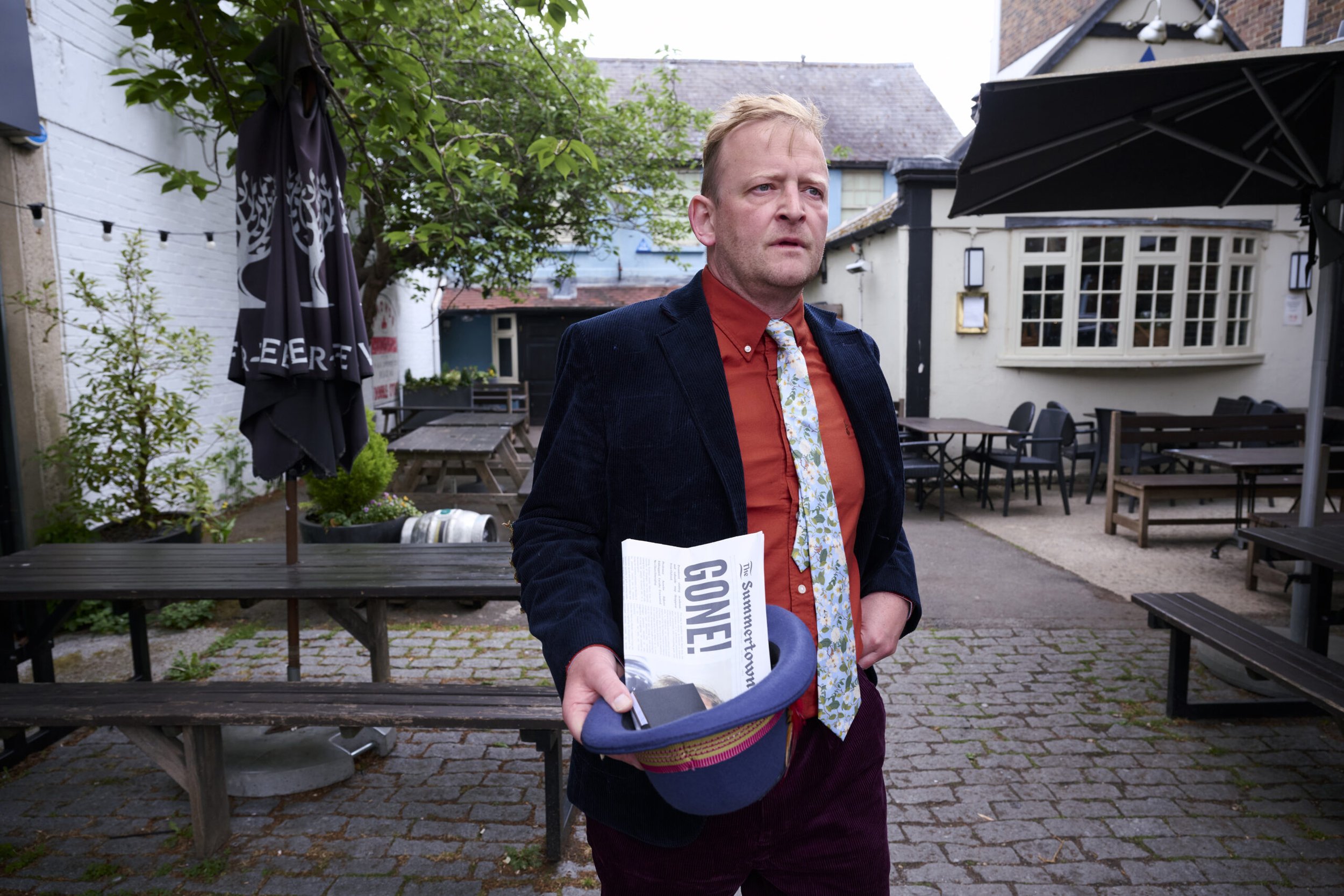 Simon Muller in Sherlock in Summertown