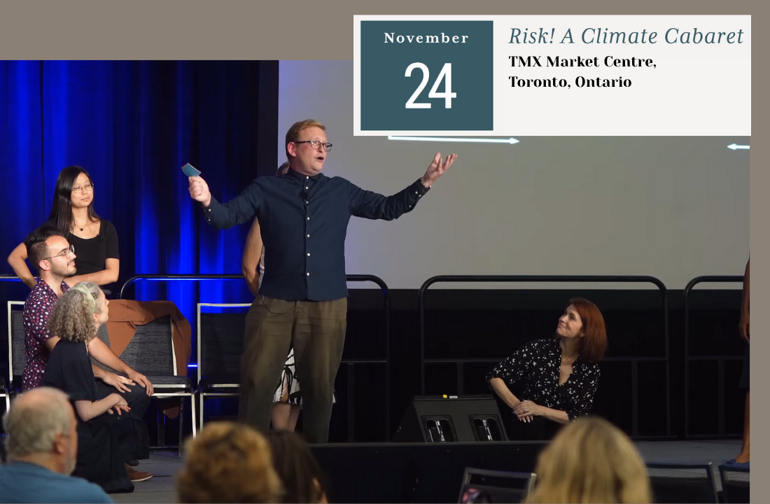 Simon Muller in Risk! A Climate Cabaret