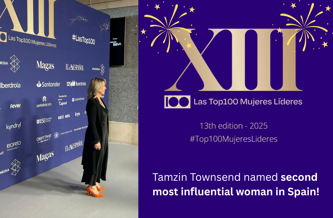 Tamzin Townsend - second most influential woman in Spain!