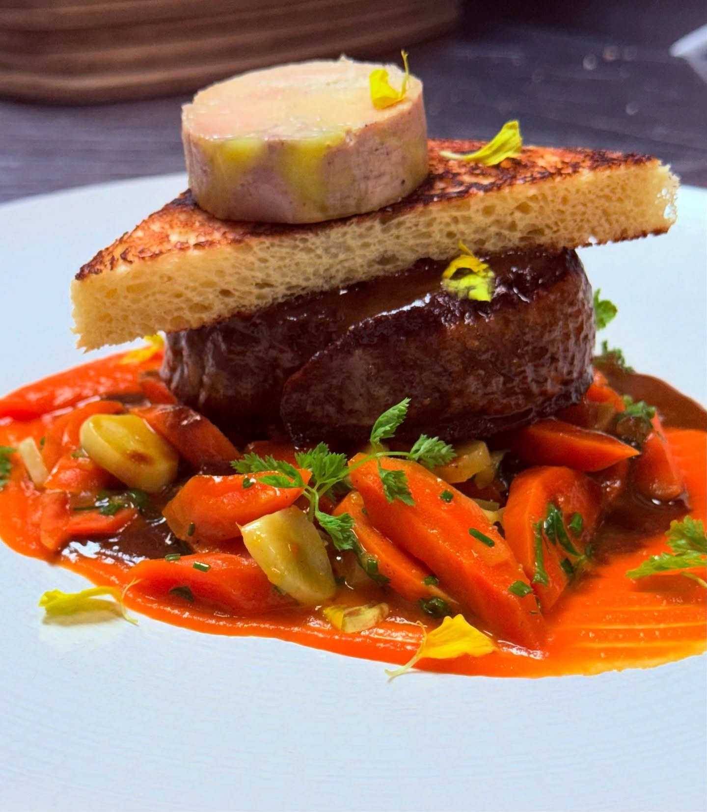 Beef Tenderloin and Foie Gras!!
The perfect combination tonight at Bistronomic!