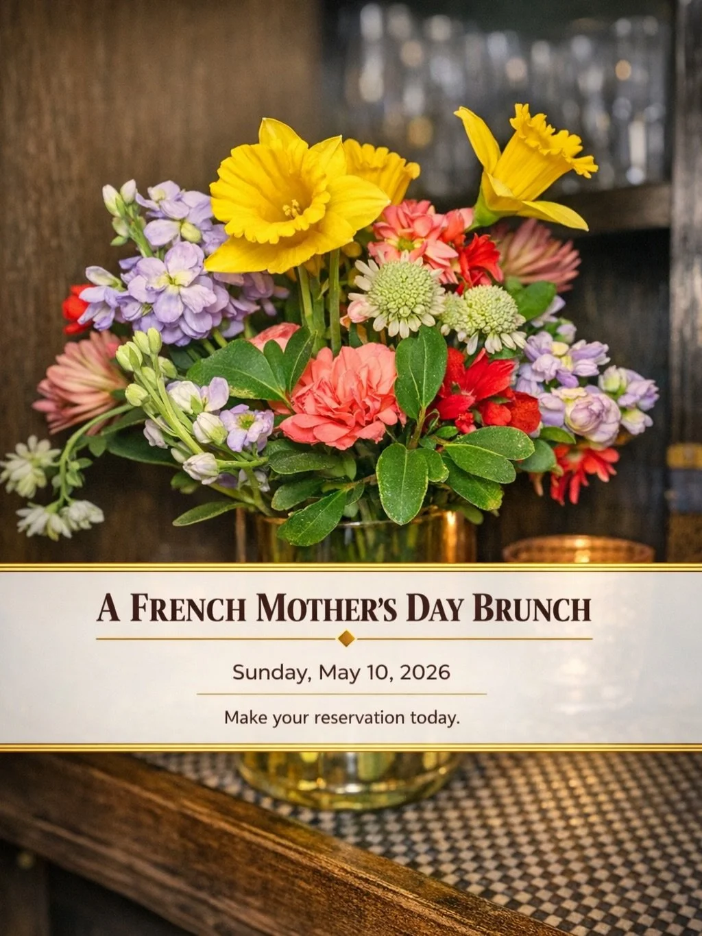 Join us for a special Mother&rsquo;s Day brunch on May 10.  We&rsquo;ve designed a special menu of seasonal dishes that will delight your senses.

Click the link in our bio to reserve your table or visit www.Bistronomic.net/reservations