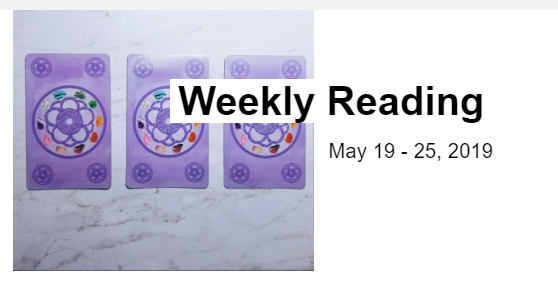 Your Weekly Reading - May 19 - May 25
