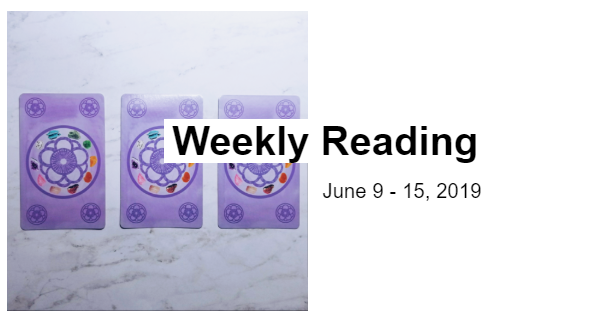 Weekly Reading - June 9 - 15, 2019