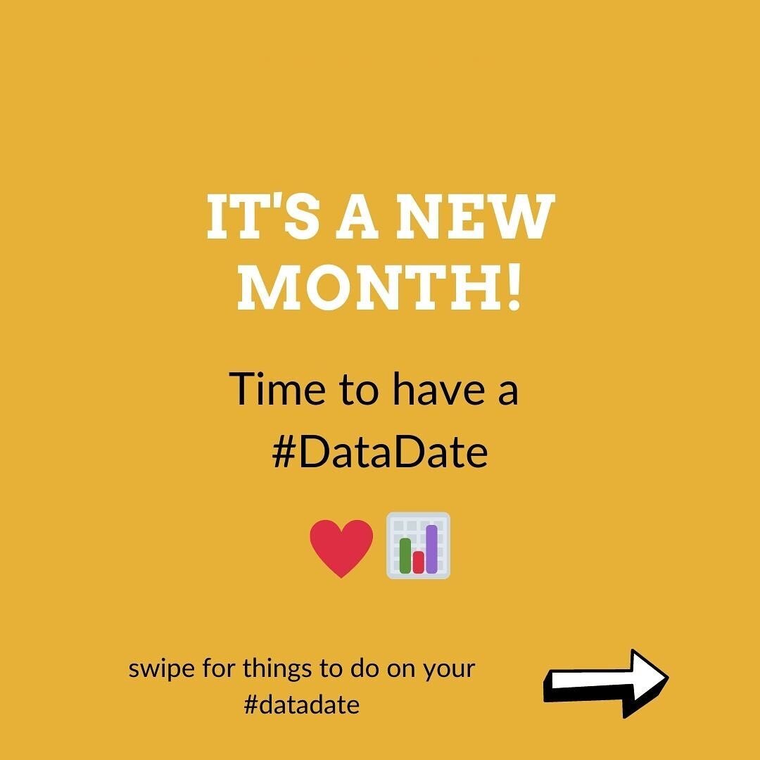 It's that time of the month again! ⏰  #DataDate Time⁠⠀
⁠⠀
You all know, I'm here to help you make friends with your data. This is why I encourage you to create time and space to have a data with your metrics and sit down to see how your previous mont