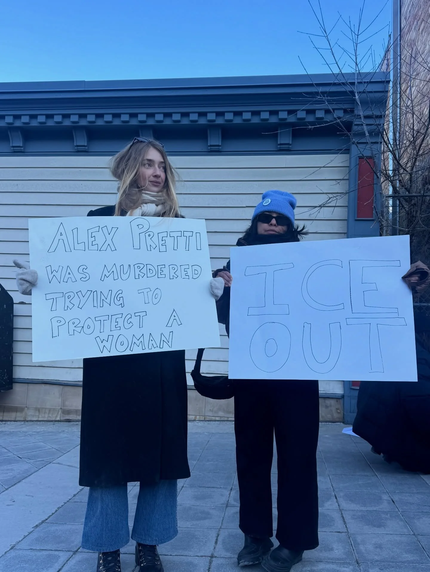 Share this with a friend who&rsquo;s at @sundanceorg in Park City and invite them to join the ICE OUT protest tomorrow on Main Street✊🏼 #iceout #justiceforalexpretti