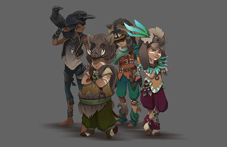 Character Concept Art Amber Harty, Lost Boys Interactive