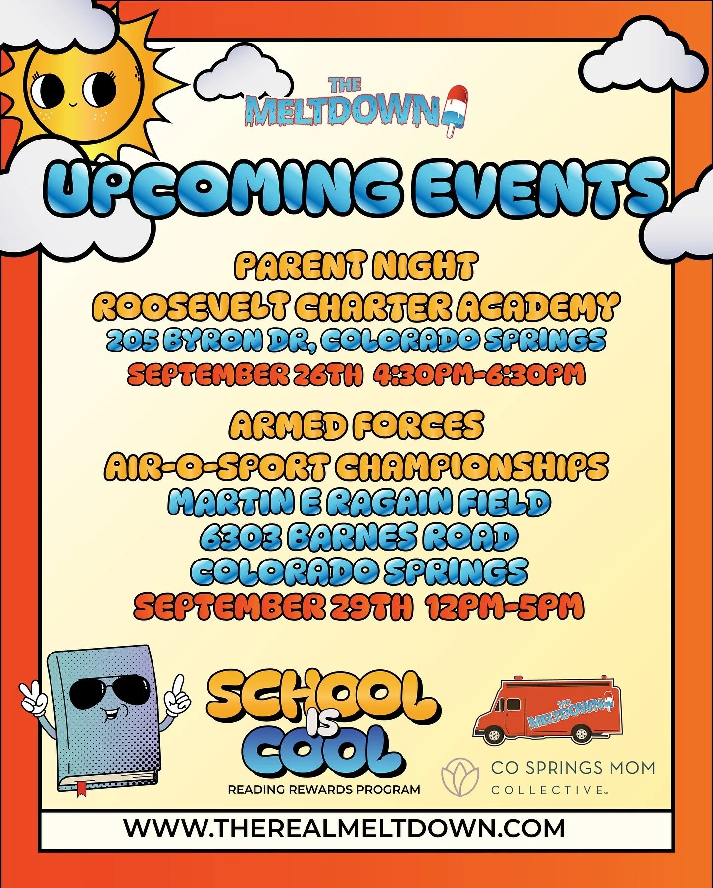 We&rsquo;re not done yet! 🚨 Our &lsquo;School is Cool Ice Cream Rewards&rsquo; program is now running through the end of October! 🍂📚 More time to read, and more time to enjoy delicious ice cream treats! Check out this list of upcoming public event