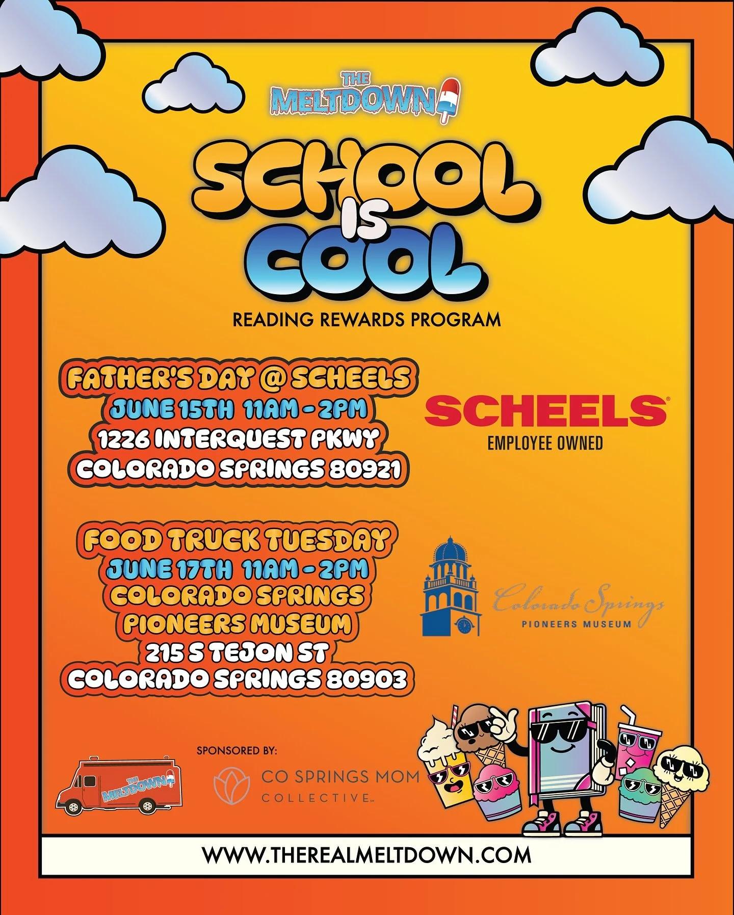 🍦📚Calling all parents! Are your kids part of our reading rewards program? Join us at our upcoming events to redeem their hard earned rewards with delicious ice cream treats! Visit the link in our bio to participate!📚🍦 
.
.
.
#Reading #school #ice