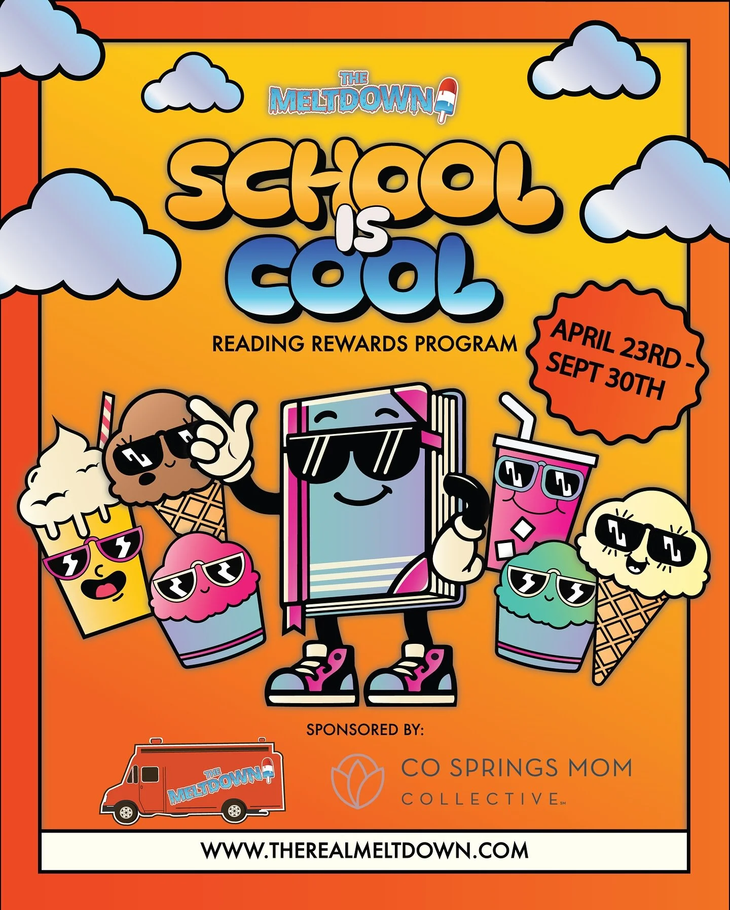 Celebrate World Book Day 2025 with us as we kick off another season of our School is Cool Reading Rewards Program! 📖🍦 Join the fun and reward your child&rsquo;s reading adventures with sweet treats!
.
.
.
.
#icecream #milkshake #Catering #IceCreamL