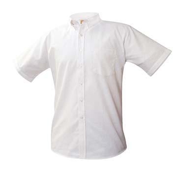 Boys' White Oxford Short Sleeve Shirt.jpg