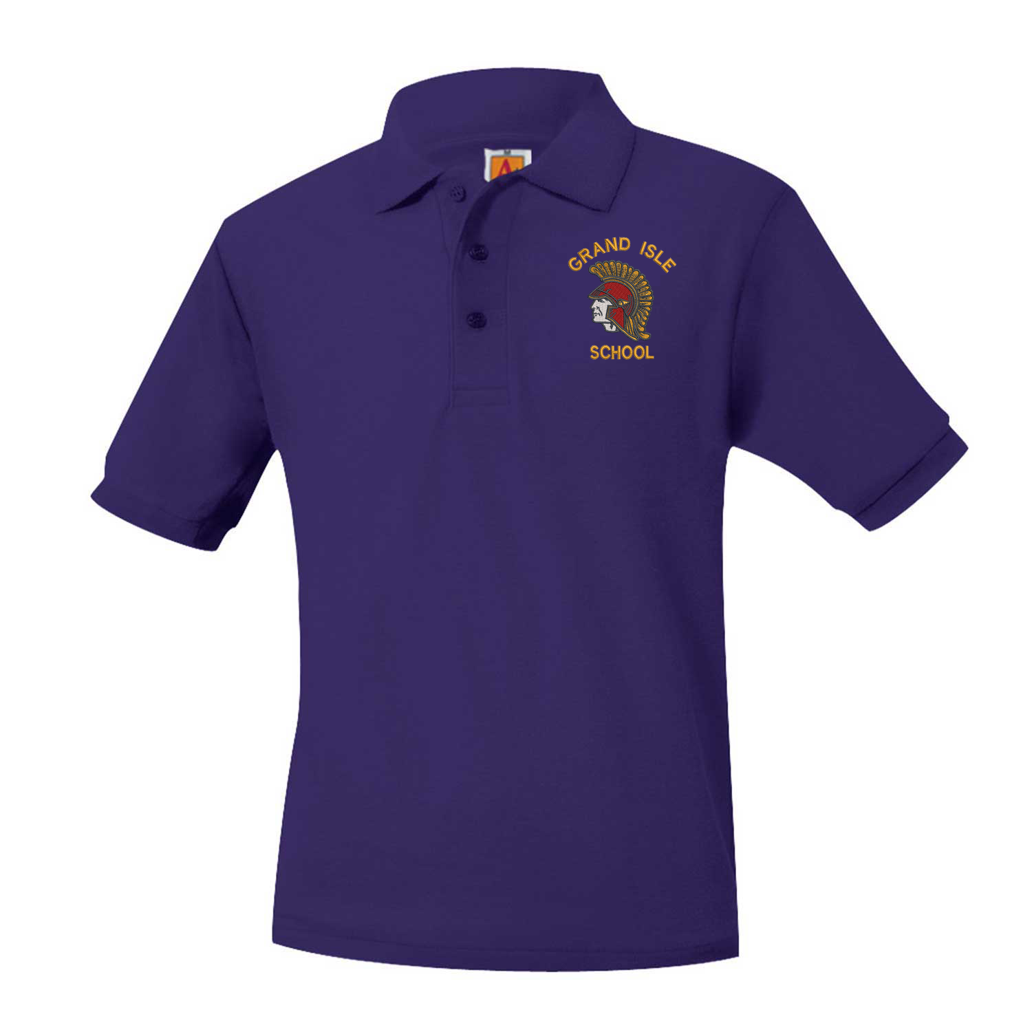 GRAND ISLE PRE-K/K PURPLE POLO — Johnson
